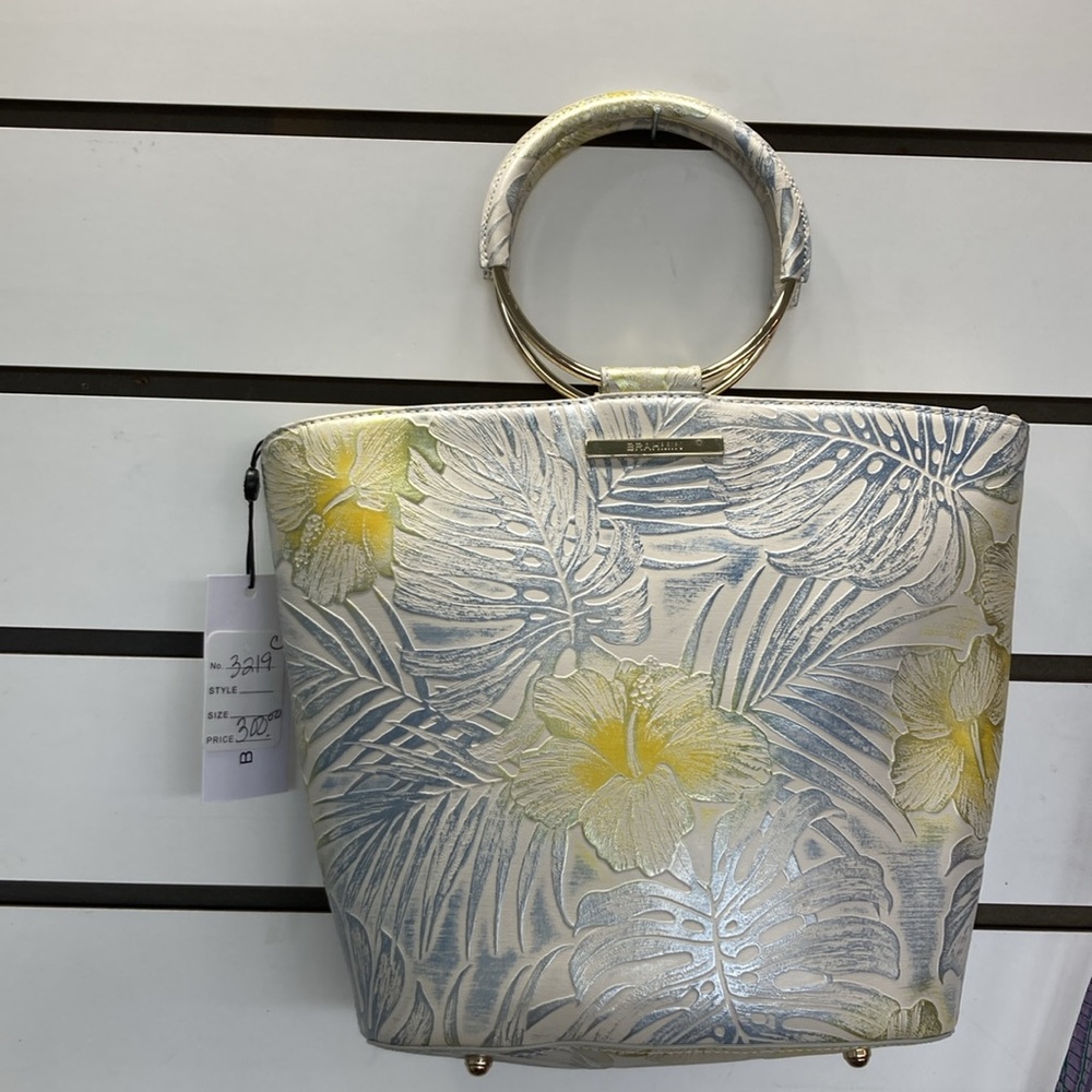 Brahmin Mod Bowie Lemonade Nostalgia Satchel.